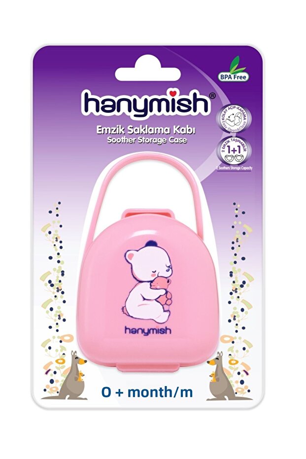 Pacifier Storage Container with Handle and Lock System - 5