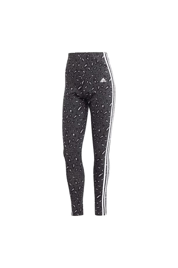 Essentials 3-stripes Animal Print Tayt - 4