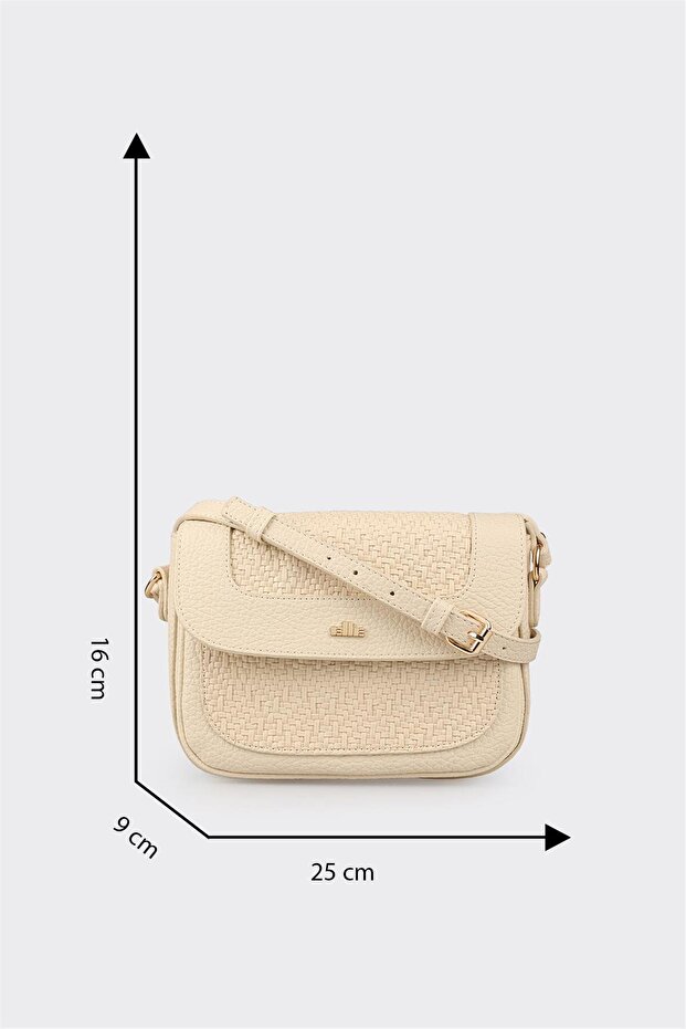 Bej Kadın Çapraz Çanta - 5