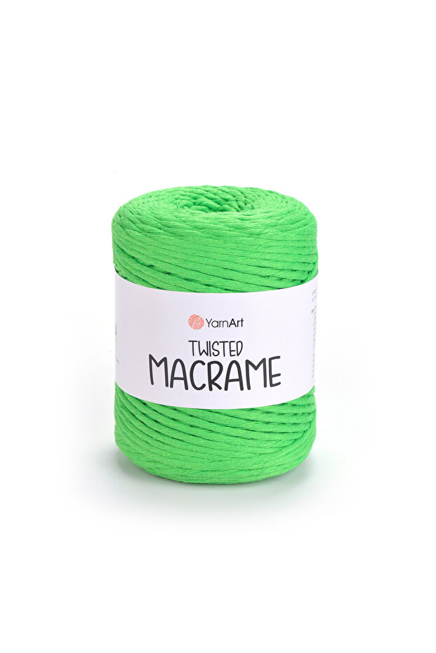 Twisted Macrame - Macrame Hand Knitting Thread Green-802 - 1