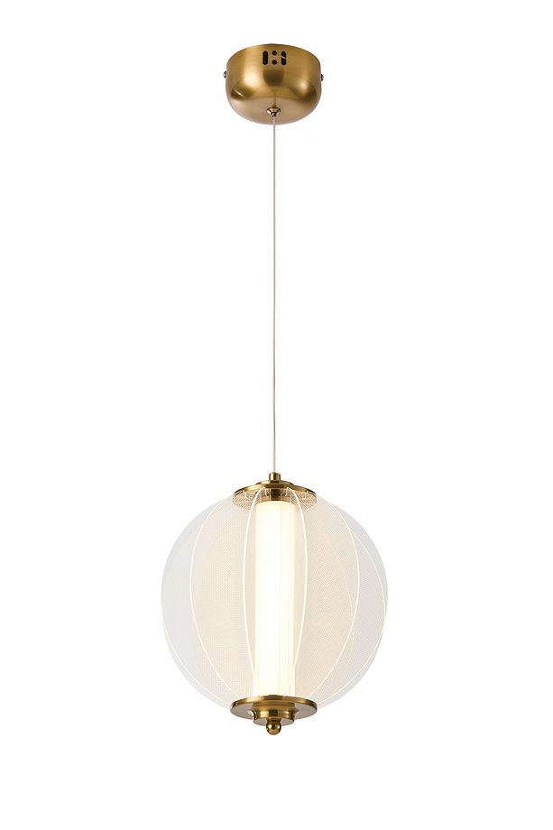 Penny 18 Watt 3000K Yuvarlak Bakır Tekli Led Sarkıt Avize - 3