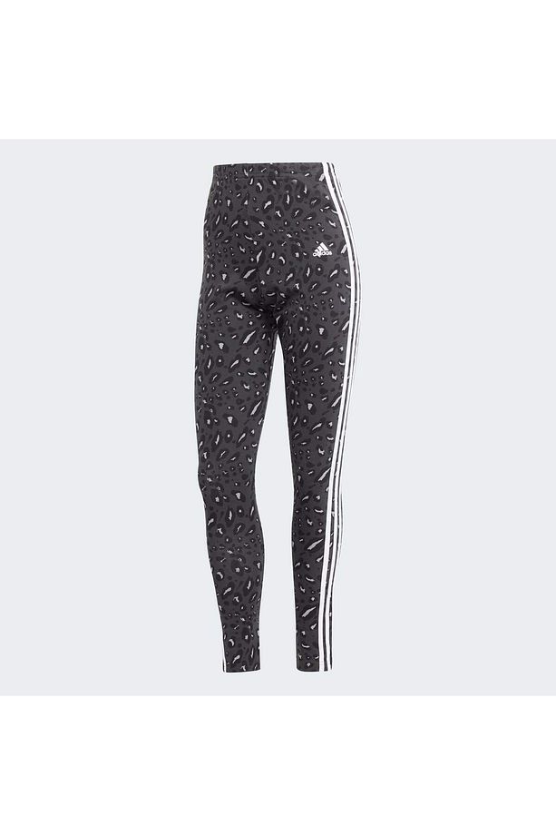 Essentials 3-stripes Animal Print Tayt - 3