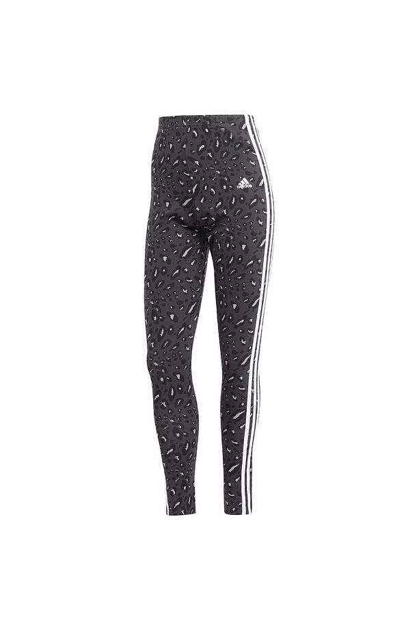 Essentials 3-stripes Animal Print Tayt - 7