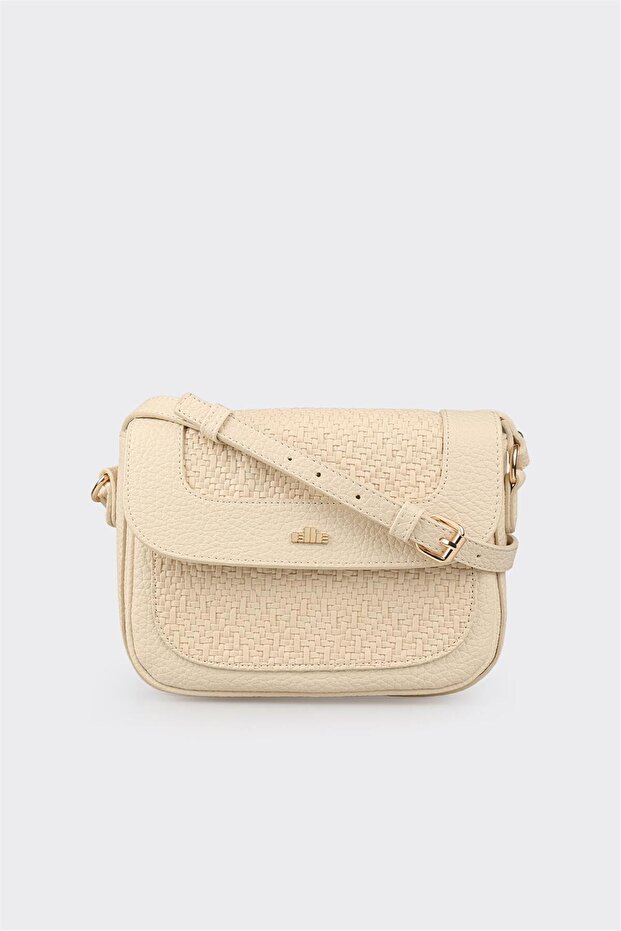 Bej Kadın Çapraz Çanta - 1