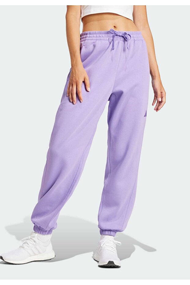 Essentials 3-Stripes French Terry Cuffed Pants - 8