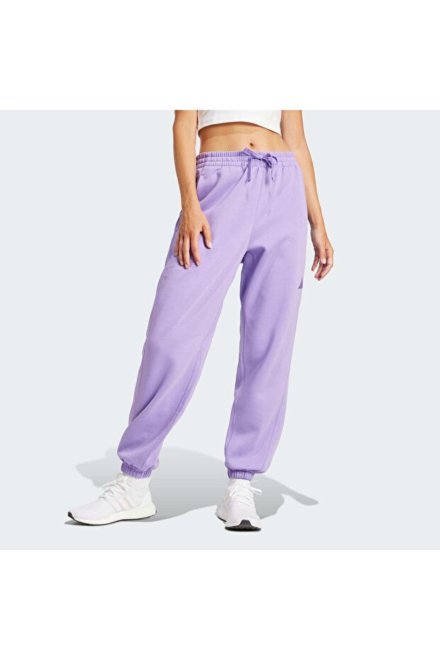 Essentials 3-Stripes French Terry Cuffed Pants - 1