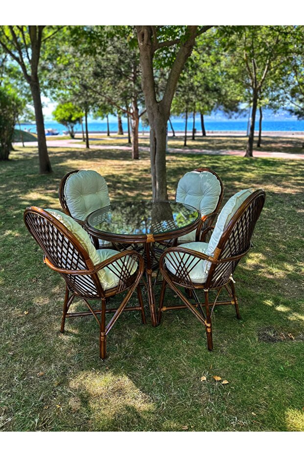 Bambu Yemek Takımı 4lü - 4