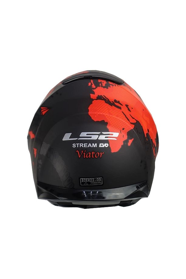 Stream Evo Vıator Mat Siyah-kırmızı Kask - 3
