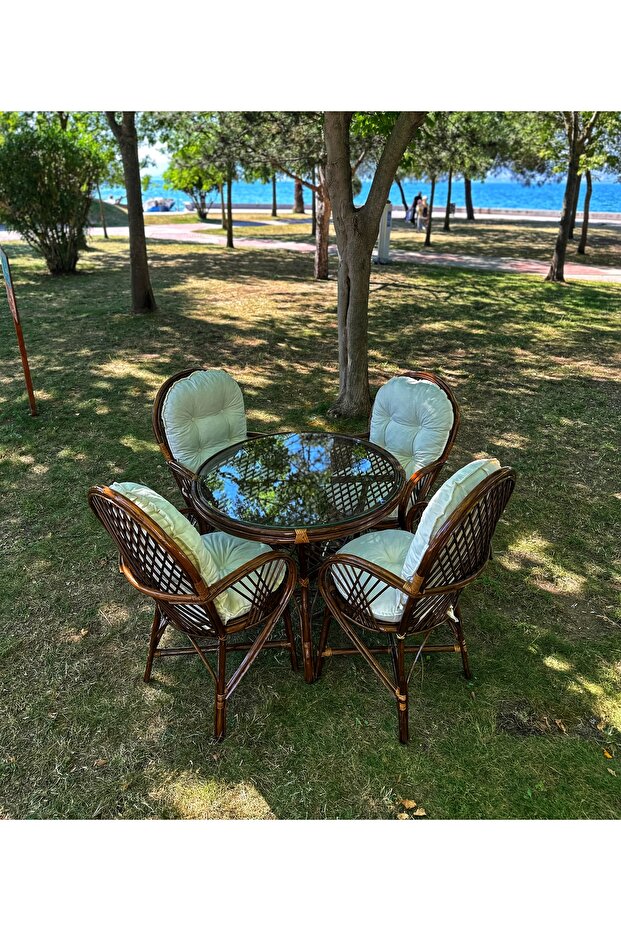 Bambu Yemek Takımı 4lü - 7