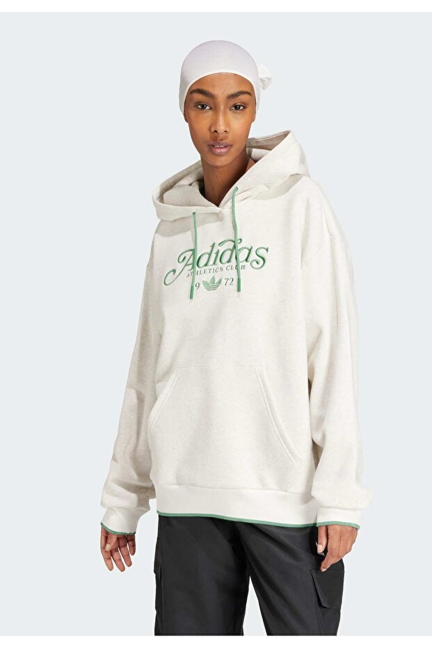 Graphic Loose Kapüşonlu Üst - 8