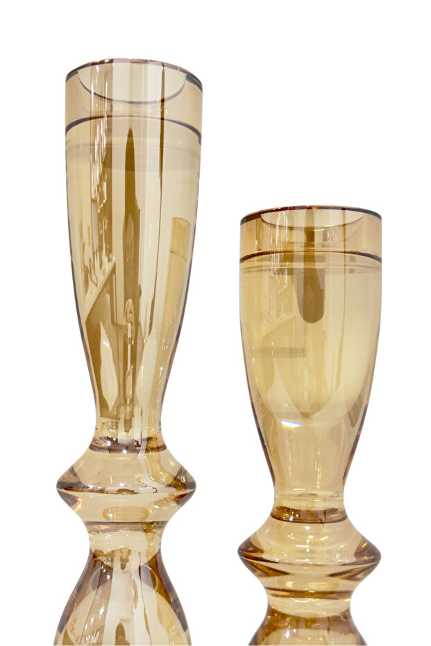 Kristal Şampanya 2'li Şamdan - 6