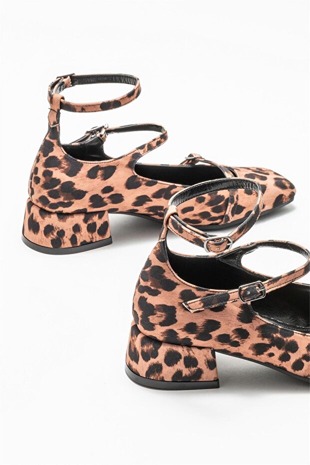 Tocuri înalte de damă - maro - 4