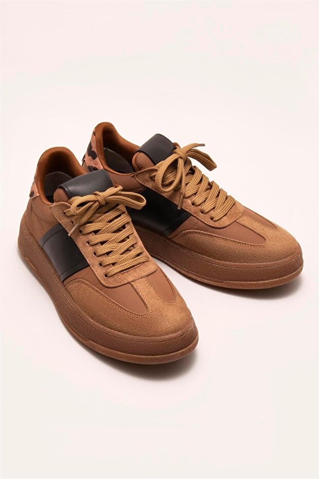 Damskie trampki - Tan - 2