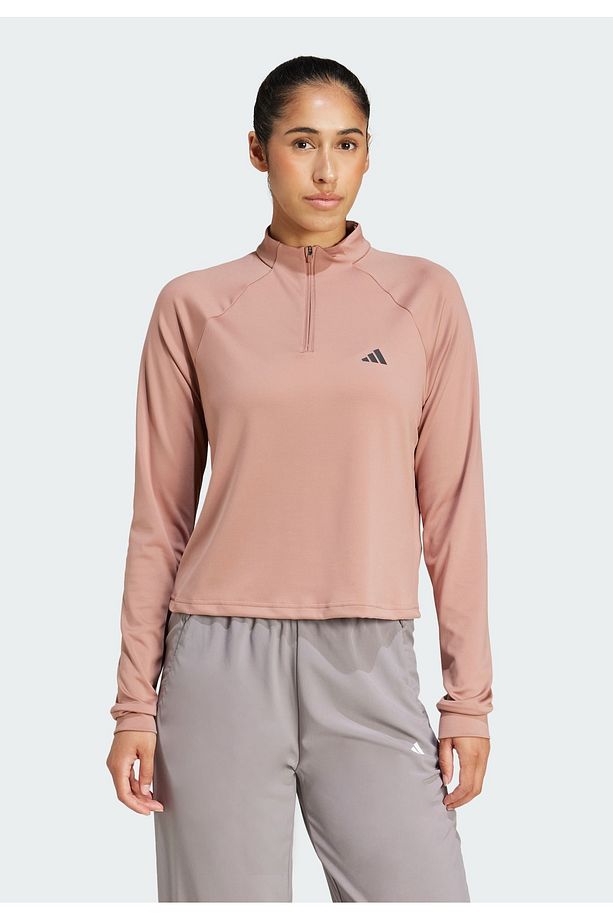 Train Essentials Minimal Branding 1/4-Zip Fermuarlı Üst - 8