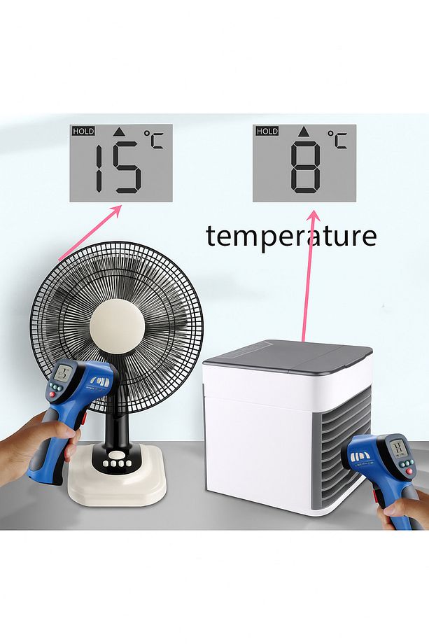 Taşınabilir Hava Soğutucu Usb Mini Klima Fan 3 Kademeli Hava Temizleyici Vantilatör Mini Klima - 5