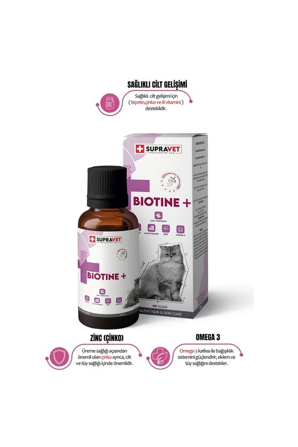 Hamile Ve Yavru Kediler Için Malt 100 Gr/Somon Yağı 200ml/Prebiyotik 100 Ml/Biotine Damla 100 Ml - 2