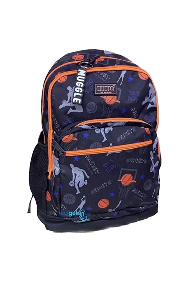 Black School Bag - Weed-Basket Mu-0440