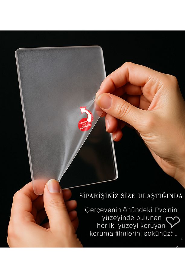 Çocuklar Için Katlanır Sanatsal Resim Çerçevesi Siyah A4 - 5