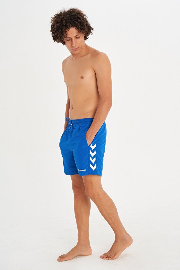 Erkek Mavi Deniz Şortu - 1