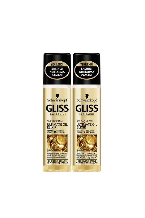 Ultımate Oıl Elıxır Sıvı Saç Kremi 200 ml x 2 Paket - 2