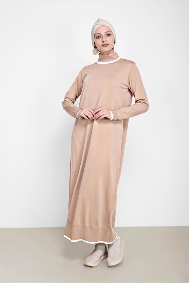 BOĞAZLI TRİKO ELBİSE 42014 - 1