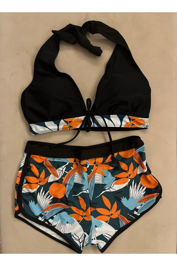 Kadın Bikini Takımı Şortlu - 3