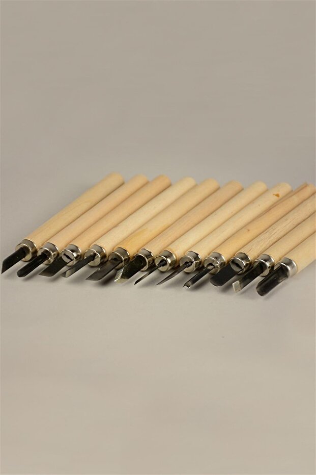 Ahşap Oyma Seti 12 'li - 3