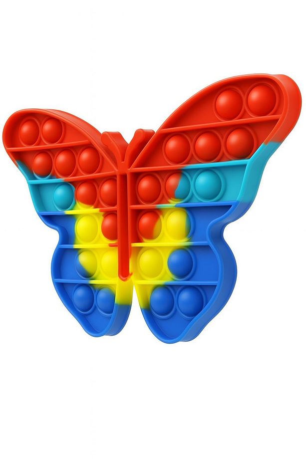Popit Oyuncak Pop It Push Buble Fidget Kelebek Popit Zihinsel Ve Duyusal Stres Oyuncağı Kelebek - 5