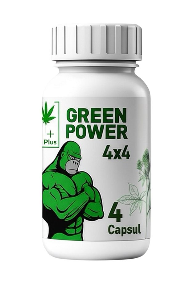 Green Power (YEŞİL DEV) 4x4 Caps Erkeklerin Kullanımına Uygun Performans Sertleştiricili Takviye - 2