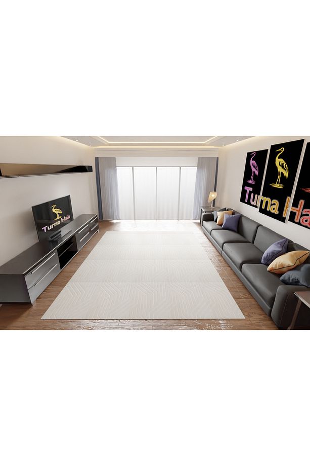Modern sade halı 4 metre kare - 5