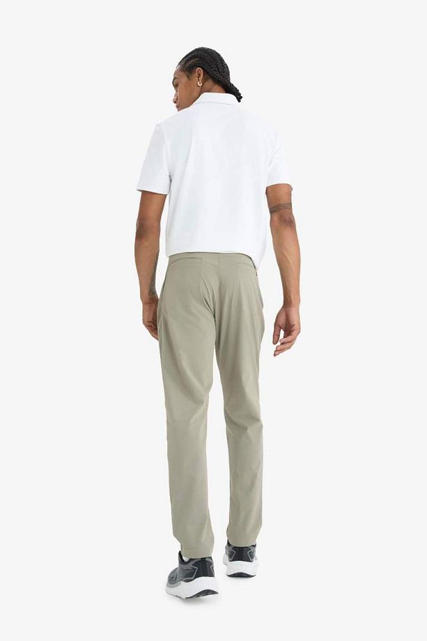 DeFactoFit Slim Fit Dar Kesim Standart Paça Esnek Multifonksiyonel Dokuma Sporcu Pantolon E3333AX25S - 5