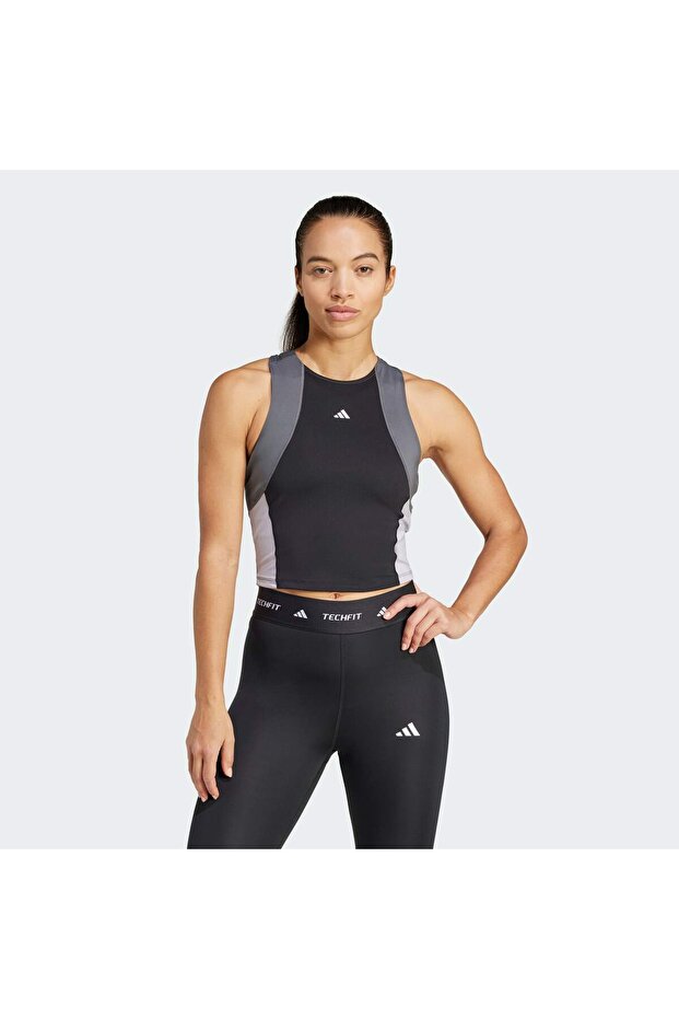 Techfıt Colorblock Training Crop Tank Top - 7