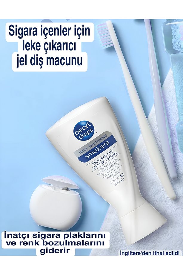 Smokers - Sigara içenler için Leke Çıkarıcı Jel Diş Macunu 50 ml - 5
