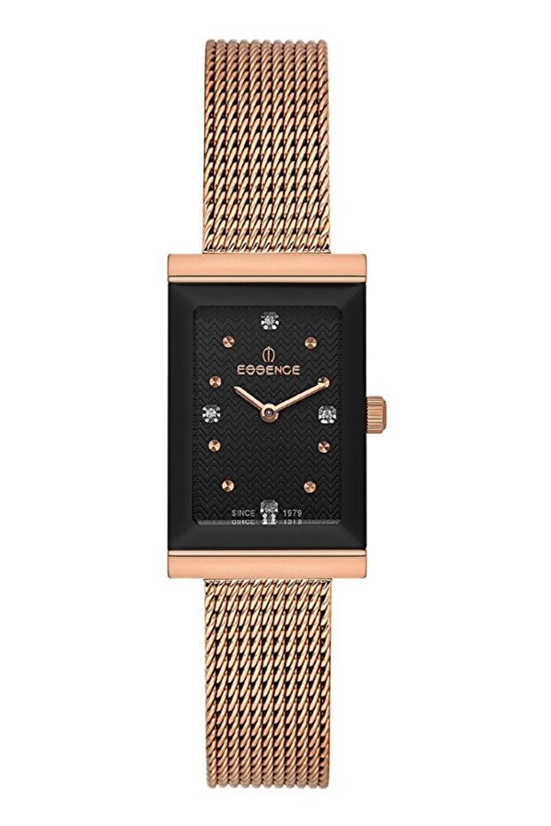 5 Atm Water Resistant D1213.490 Stone Design Mesh/Steel Cord Rectangular Dial Steel Case - 2