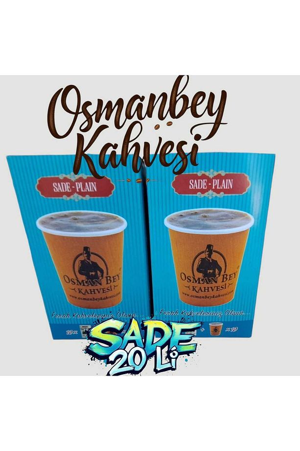 10 SANİYEDE HAZIR TÜRK KAHVESİ 20'lİ paket- 20 adet kahve bardagı hediyedir. SADE - 1