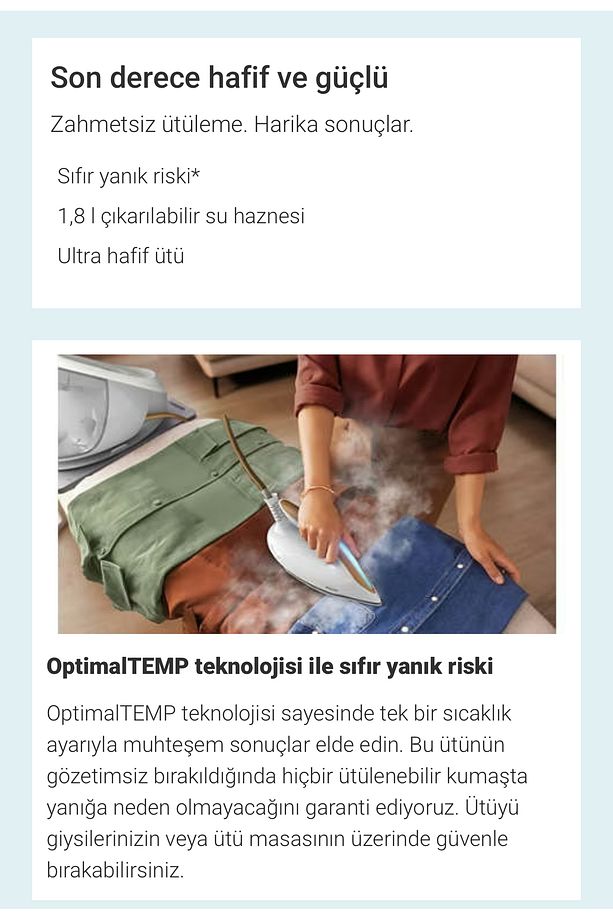 Premium Optimaltemp Titanium Steamglide Elite Taban - Yeni Nesil Özel Taban Teknolojisi - 5