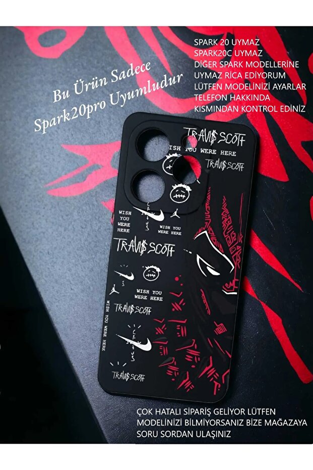 Case for Tecno Spark 20Pro Kj6 High Quality Uv Print Launch Case Only Compatible with "Spark20Pro" - 1