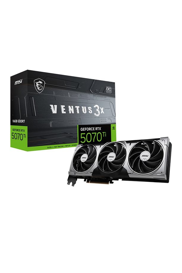 Geforce Rtx 5070 Tı 16g Ventus 3x Oc Gddr7 256bit Dx12 Gaming (OYUNCU) Ekran Kartı - 1