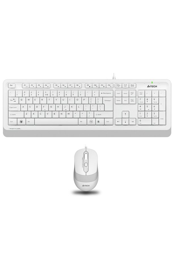 F1010 Beyaz Usb Klavye Mouse Set - 1