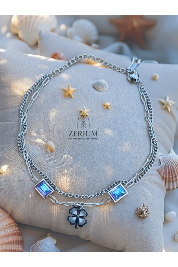 Mavi Şans Dokunuşu – Yonca Figürlü Halhal - 5