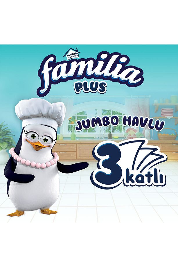 Plus Jumbo Kağıt Havlu 6'lı Dev Rulo (1=6 , 36 RULO) - 3