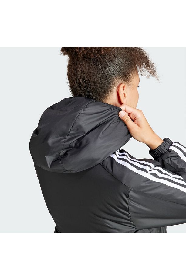 Essentials 3-stripes Insulated Kapüşonlu Mont - 6