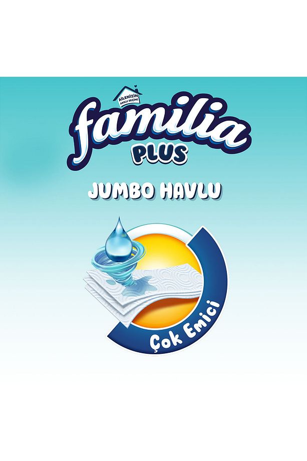 Plus Jumbo Kağıt Havlu 6'lı Dev Rulo (1=6 , 36 RULO) - 5