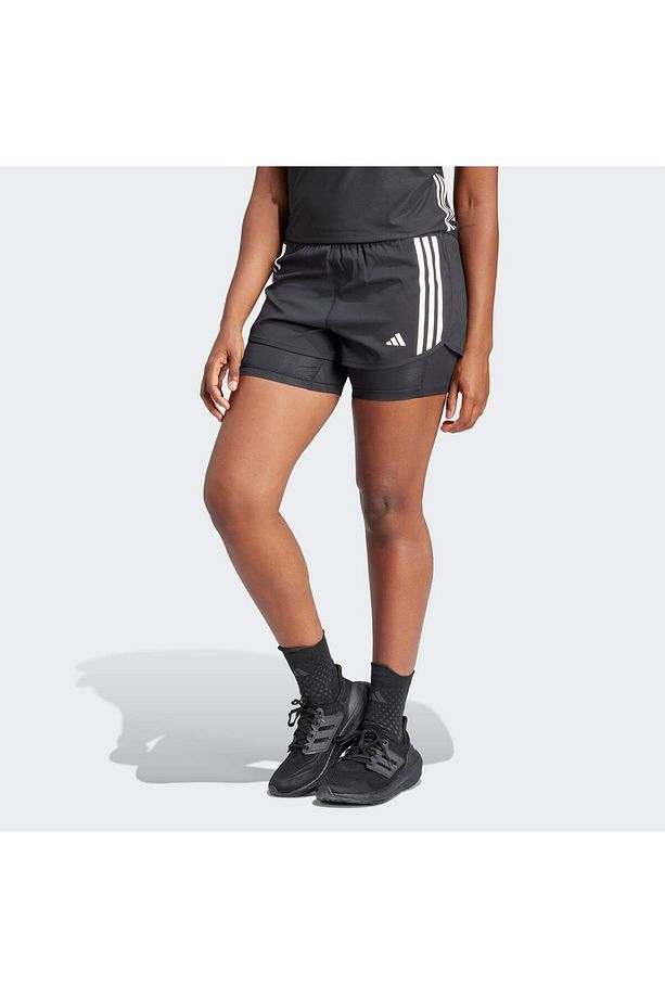 Own the Run 3-Stripes 2-in-1 Şort - 1