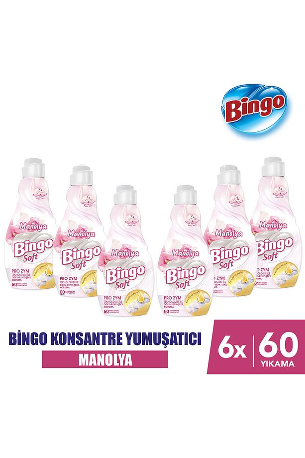 Soft Konsantre Çamaşır Yumuşatıcısı Manolya 1440 ml X 6 Adet - 1