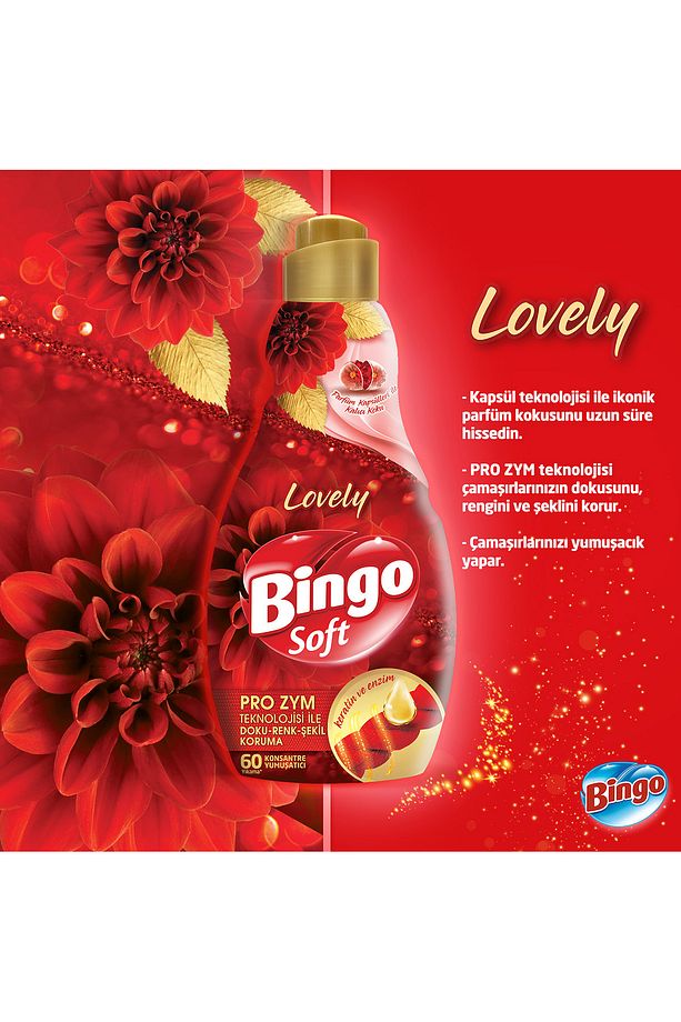 Soft Konsantre Çamaşır Yumuşatıcısı Lovely 1440 ml X 4 Adet - 8