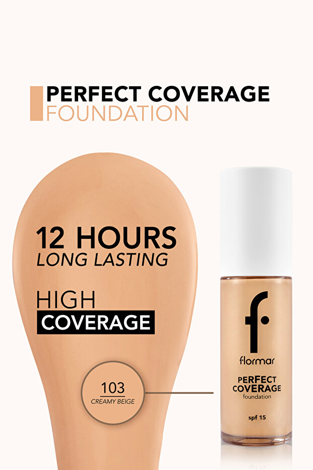 كريم أساس فلورمار بيرفكت كوفر 103 بيج كريمي - 3