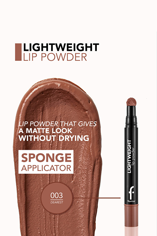 بودرة شفاه خفيفة الوزن - بودرة شفاه غير لامعة خفيفة الوزن - 003 ديرست - 5