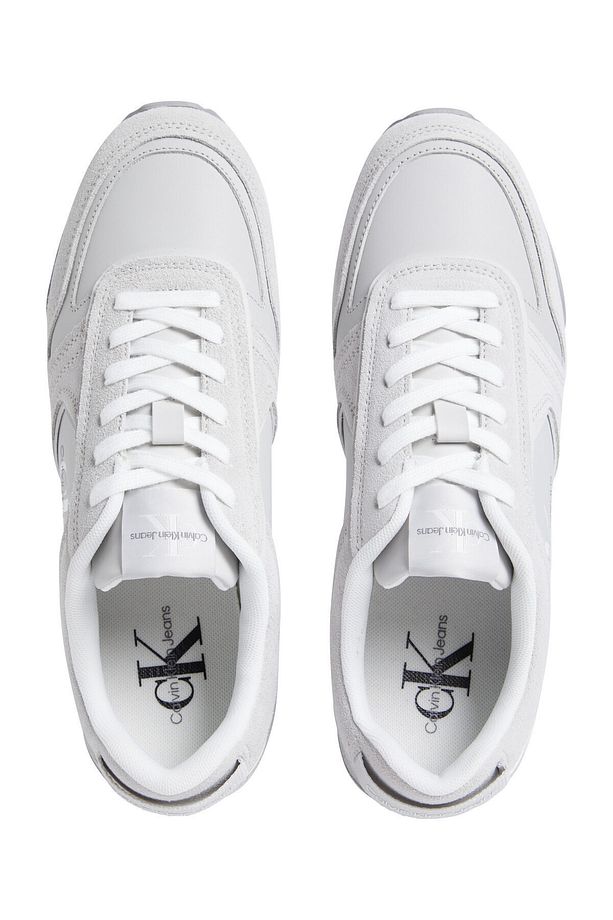 Logolu Deri Karışımlı Sneaker Ayakkabı Ym0ym00624p0q Erkek Ayakkabı Ym0ym00624 P0q - 2