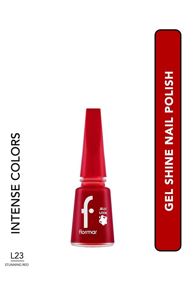 Flormar Jelly Look Nail Enamel JL23 Stunning Red